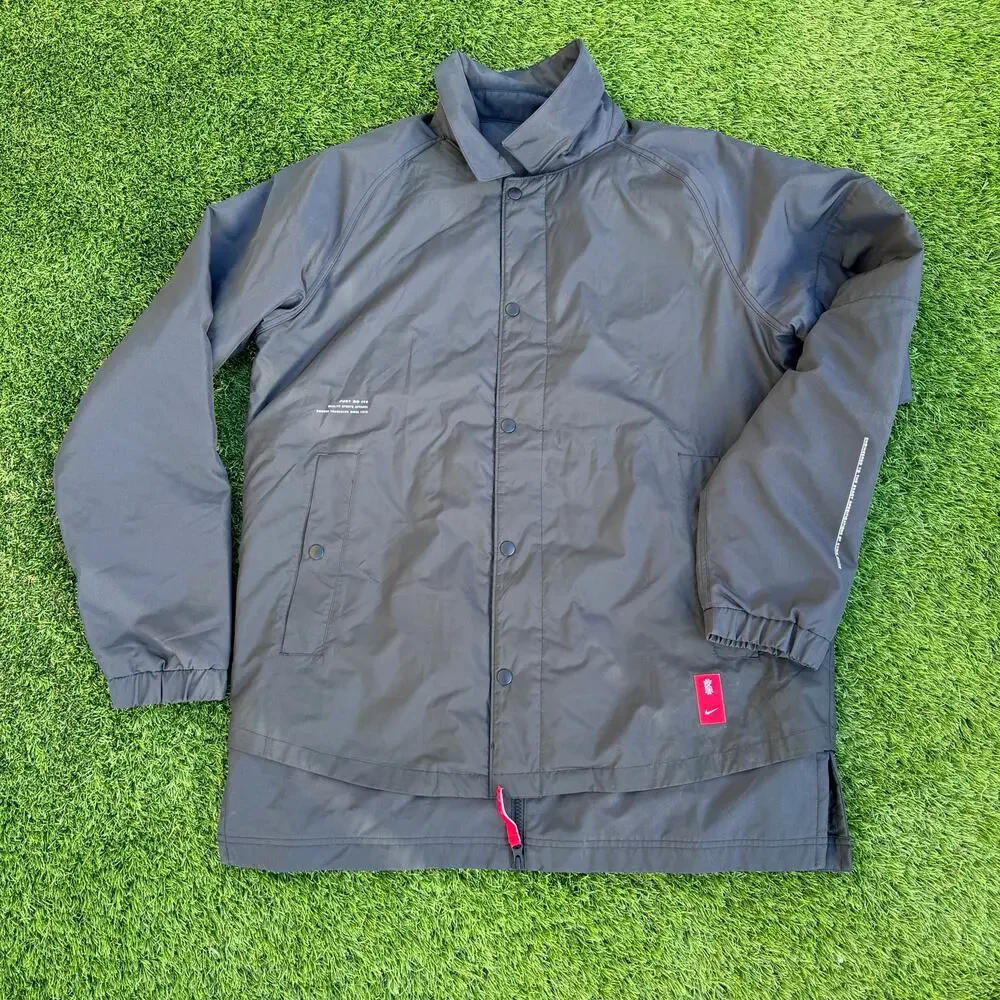Nike Kyrie Protect Loose Fit Basketball‎ Jacket BV9299-010 Black Mens Size M